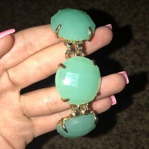 Kendra Scott mint green stone bracelet!!